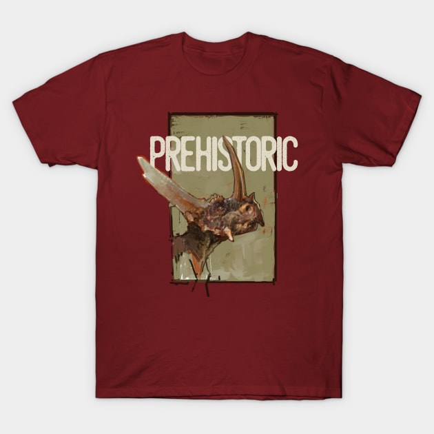 Prehistoric T-Shirt by Vlad Gheneli